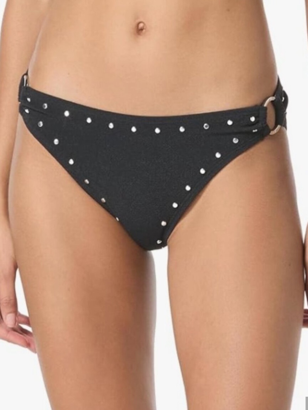 Michael Kors NWT Black Studded High-Neck SEXY Two-Piece Bikini - Picture 3 of 8
